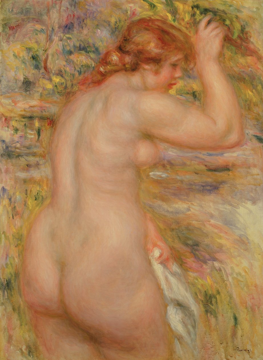 ayakta çıplak by Pierre Auguste Renoir