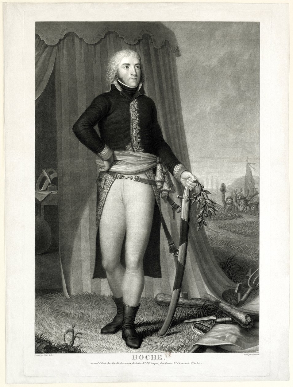 Lazare Hoche (1768 - 1797), Fransız general by Pierre Charles Coqueret