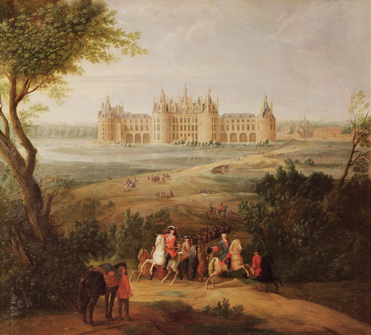 Chateau de Chambord, 1722 by Pierre Denis Martin