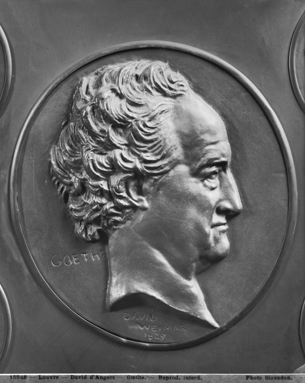 ಜೋಹಾನ್ ವೋಲ್ಫ್ಗ್ಯಾಂಗ್ ವಾನ್ ಗೋಥೆ, 1829 (ಕಂಚಿನ) ಟರ್ಕಿ by Pierre Jean David d