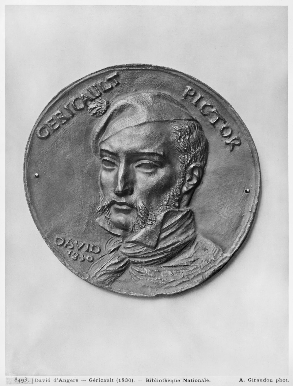Theodore Gericault, 1830 (bronz) by Pierre Jean David d