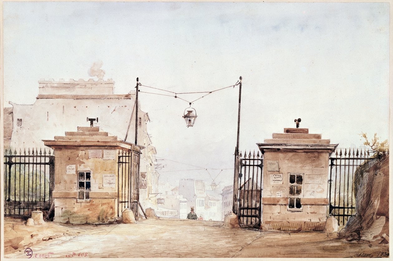 Bariyer de Menilmontant by Pierre Luc Charles Ciceri