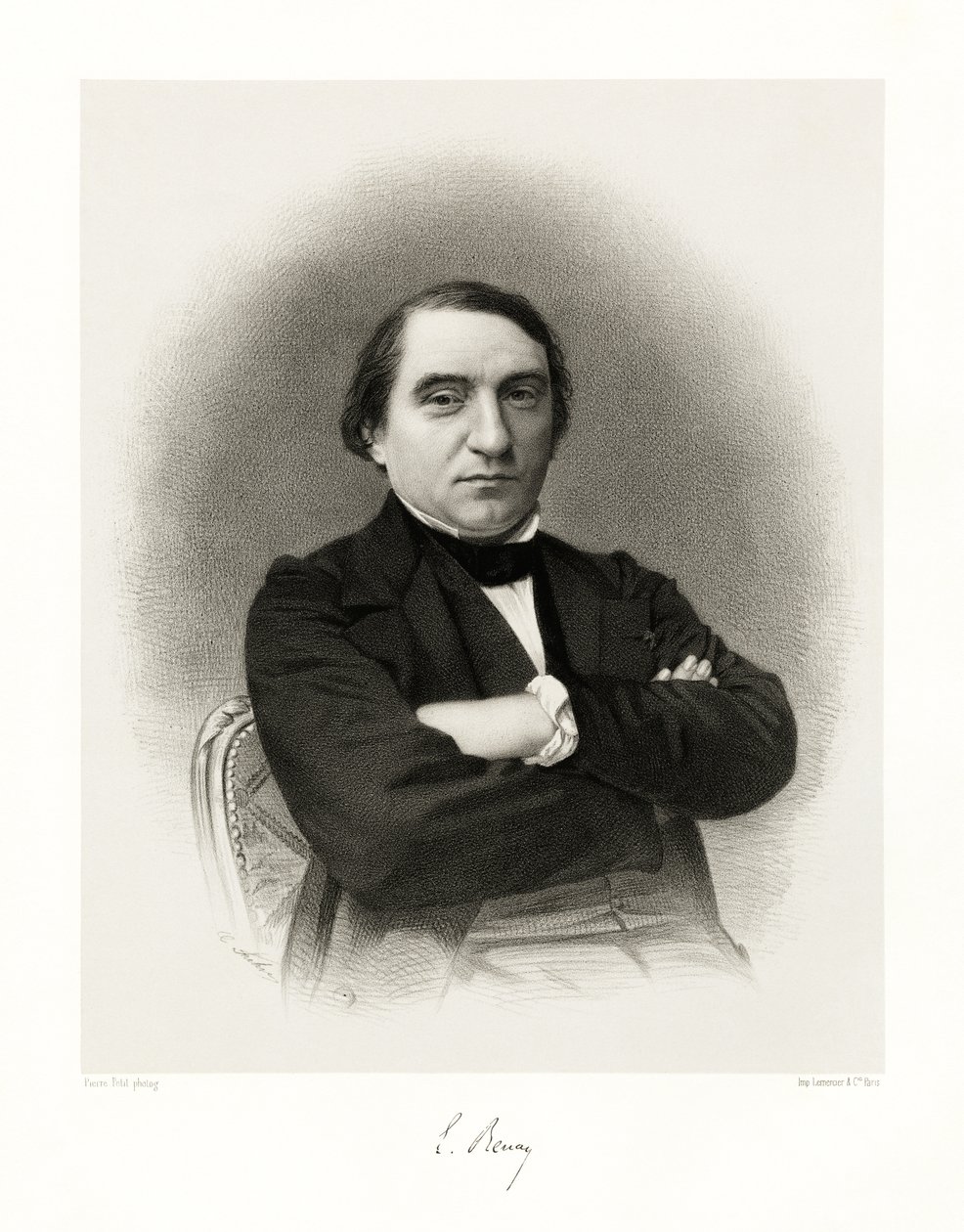 Ernest Renan, 1865-66 by Pierre Petit