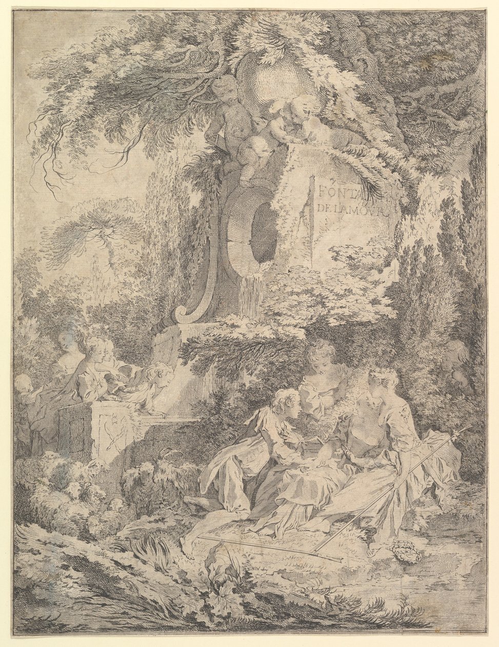 Aşk Çeşmesi, 1738. by Pierre Alexandre Aveline