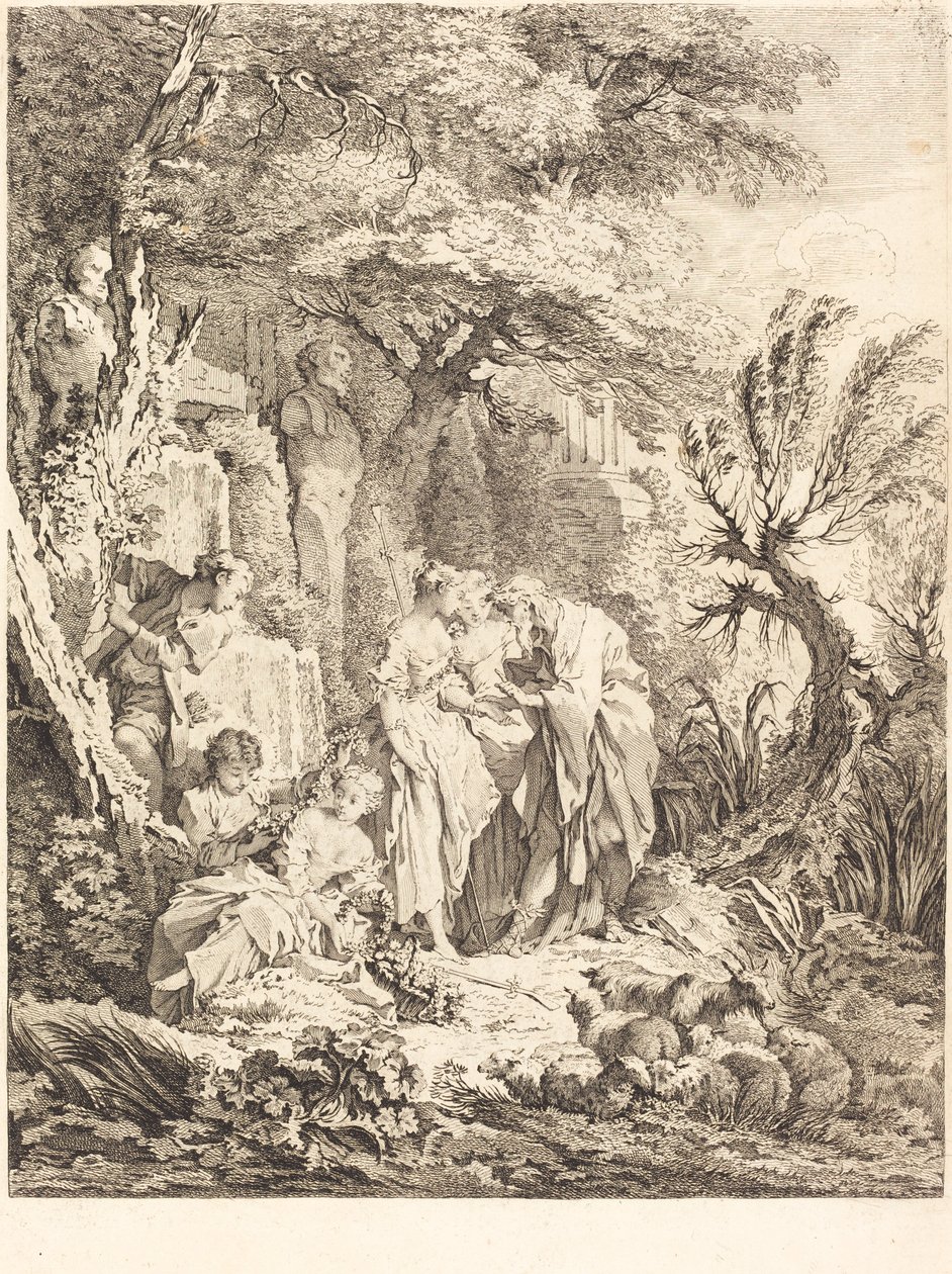 İyi Macera, 1738. by Pierre Alexandre Aveline