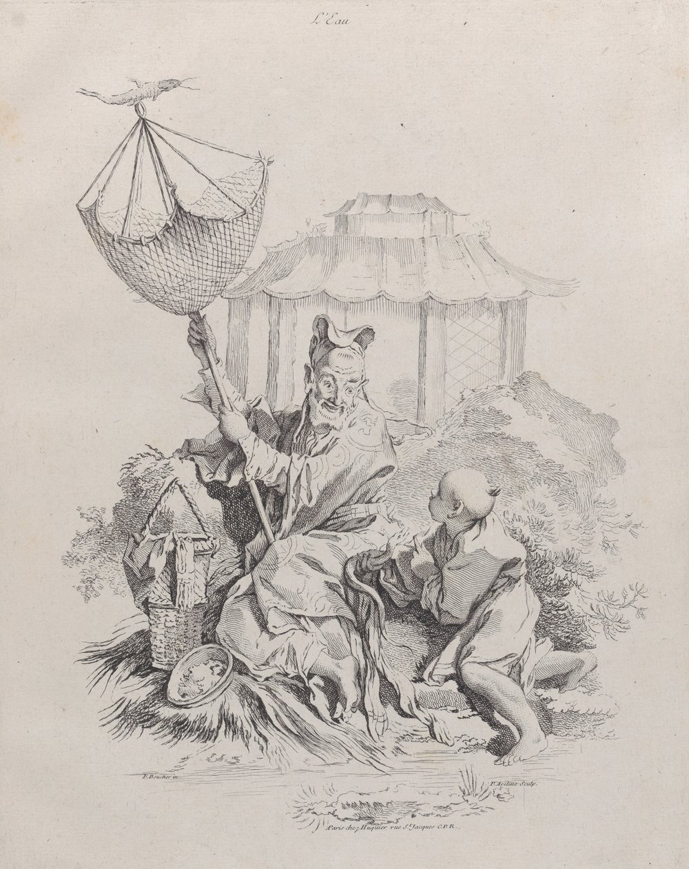 Su, Dört Elementten, 1738-49. by Pierre Alexandre Aveline