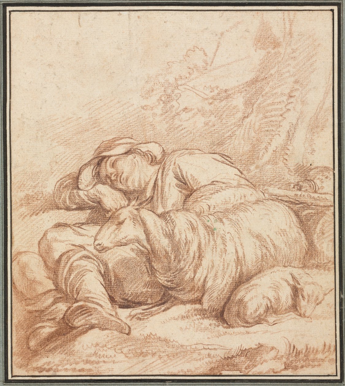 Uyuyan Bir Çoban, 1700