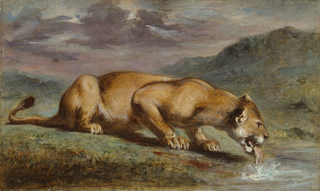 Yaralı Dişi Aslan, 184050. by Pierre Andrieu