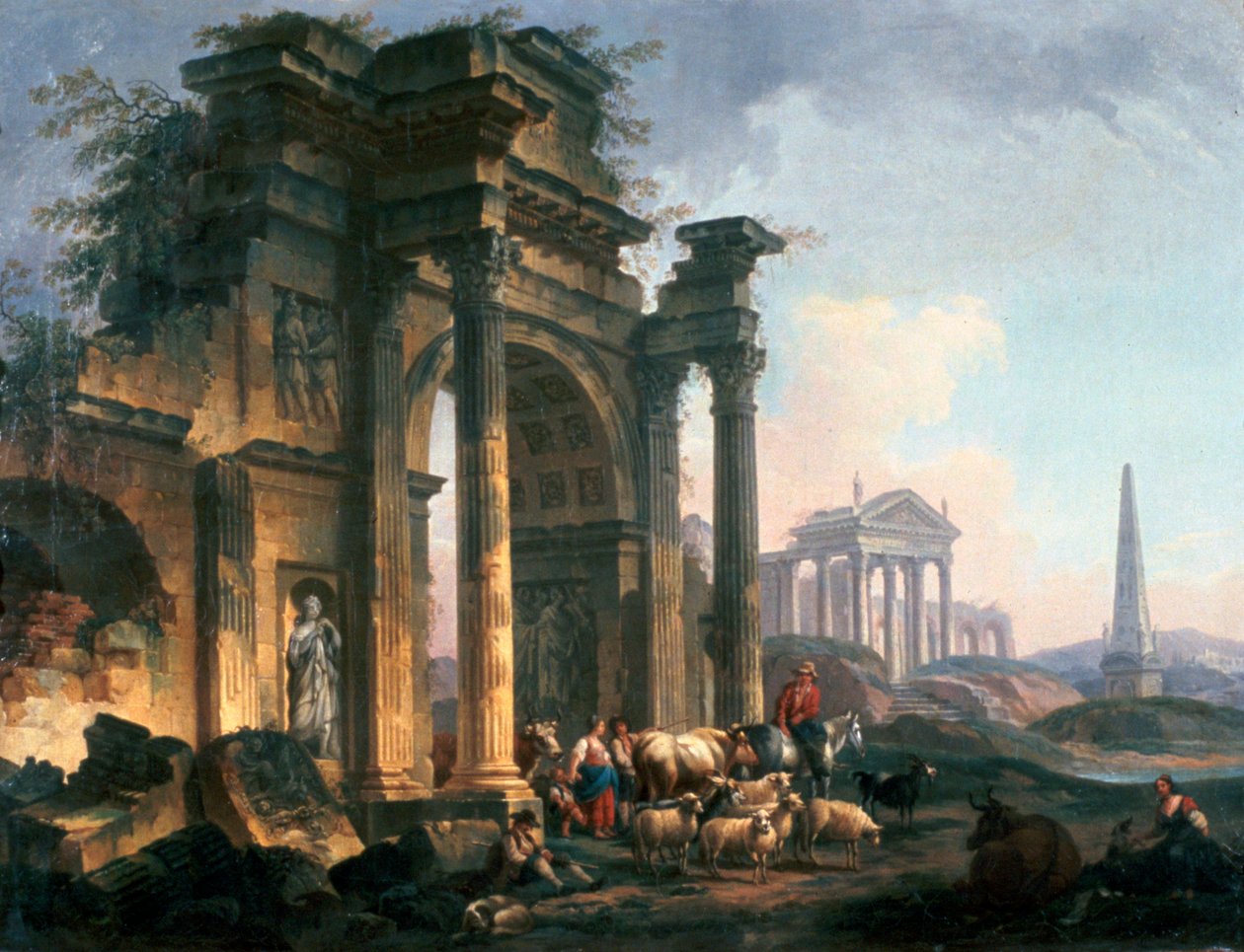 Arc de Triomphe, c1740-1807 by Pierre Antoine de Machy