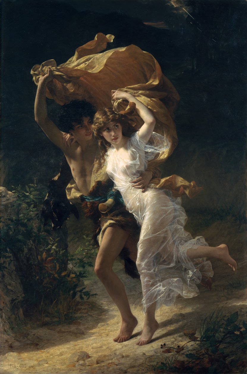 Fırtına, 1880. by Pierre Auguste Cot