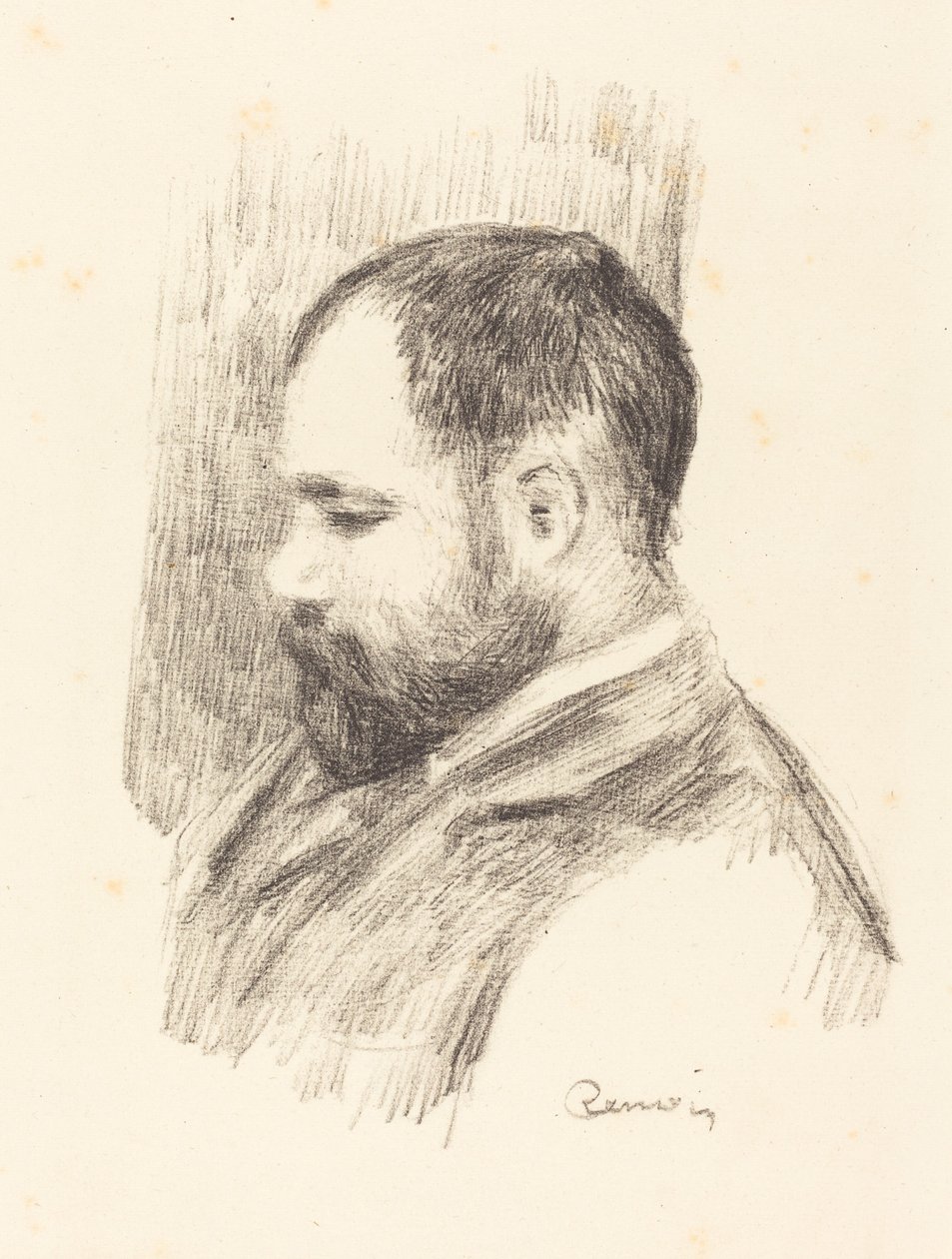 Ambroise Vollard, 1904. by Pierre Auguste Renoir