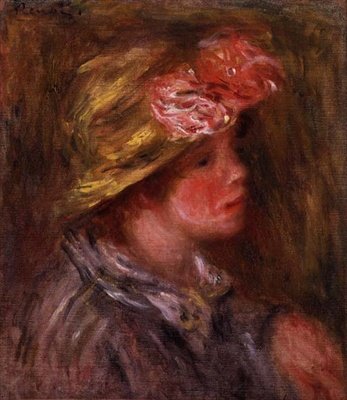 Andree, c.1917 (tuval üzerine yağlı boya) by Pierre Auguste Renoir