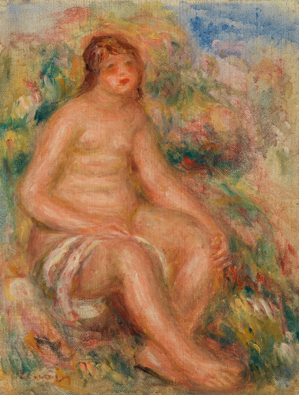 yüzücü by Pierre Auguste Renoir