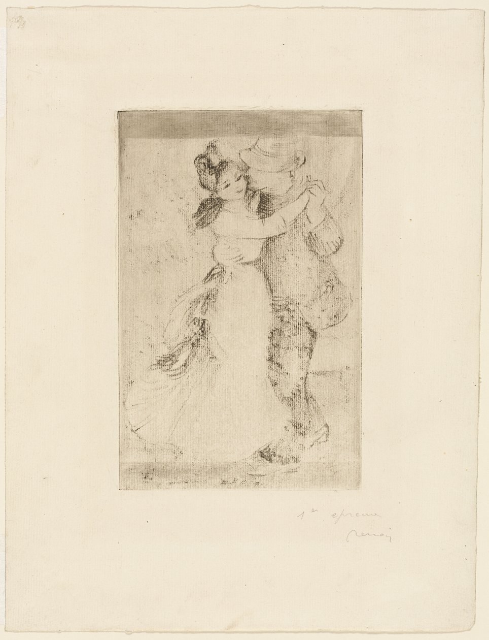 Ülkede Dans by Pierre Auguste Renoir