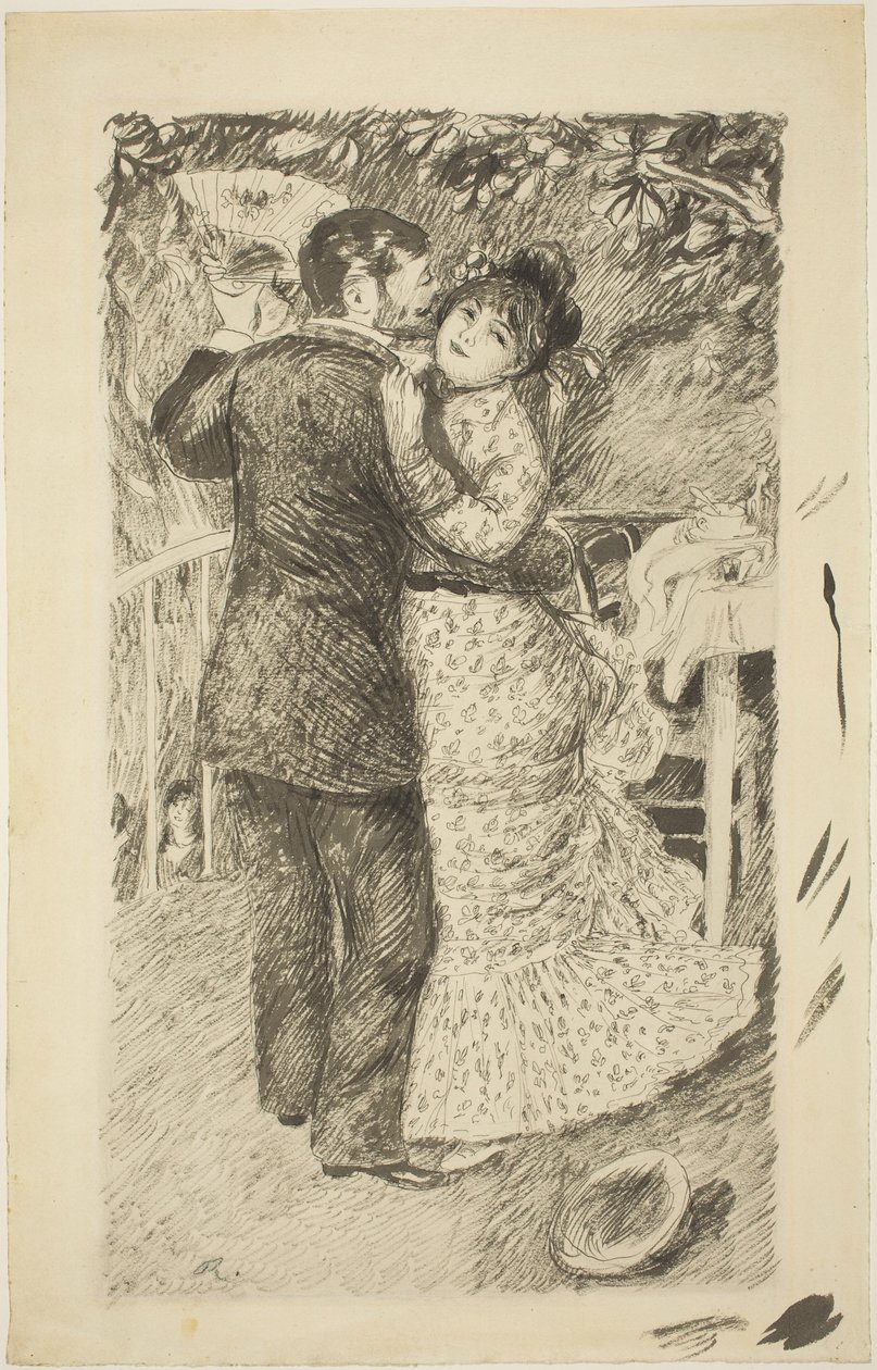 Ülkede Dans, 1883. by Pierre Auguste Renoir