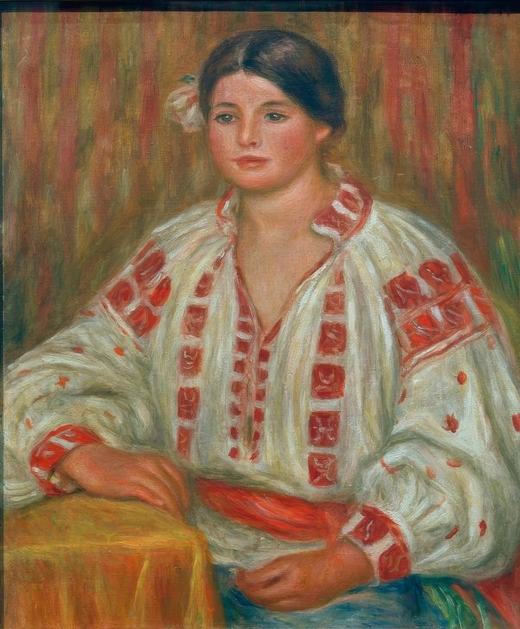 Bulgar bluzu by Pierre Auguste Renoir