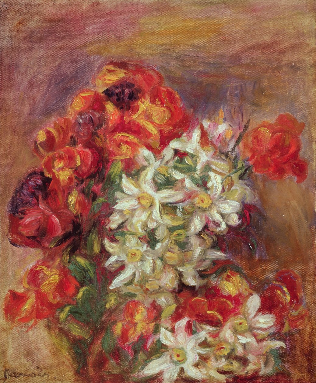 Çiçekler by Pierre Auguste Renoir