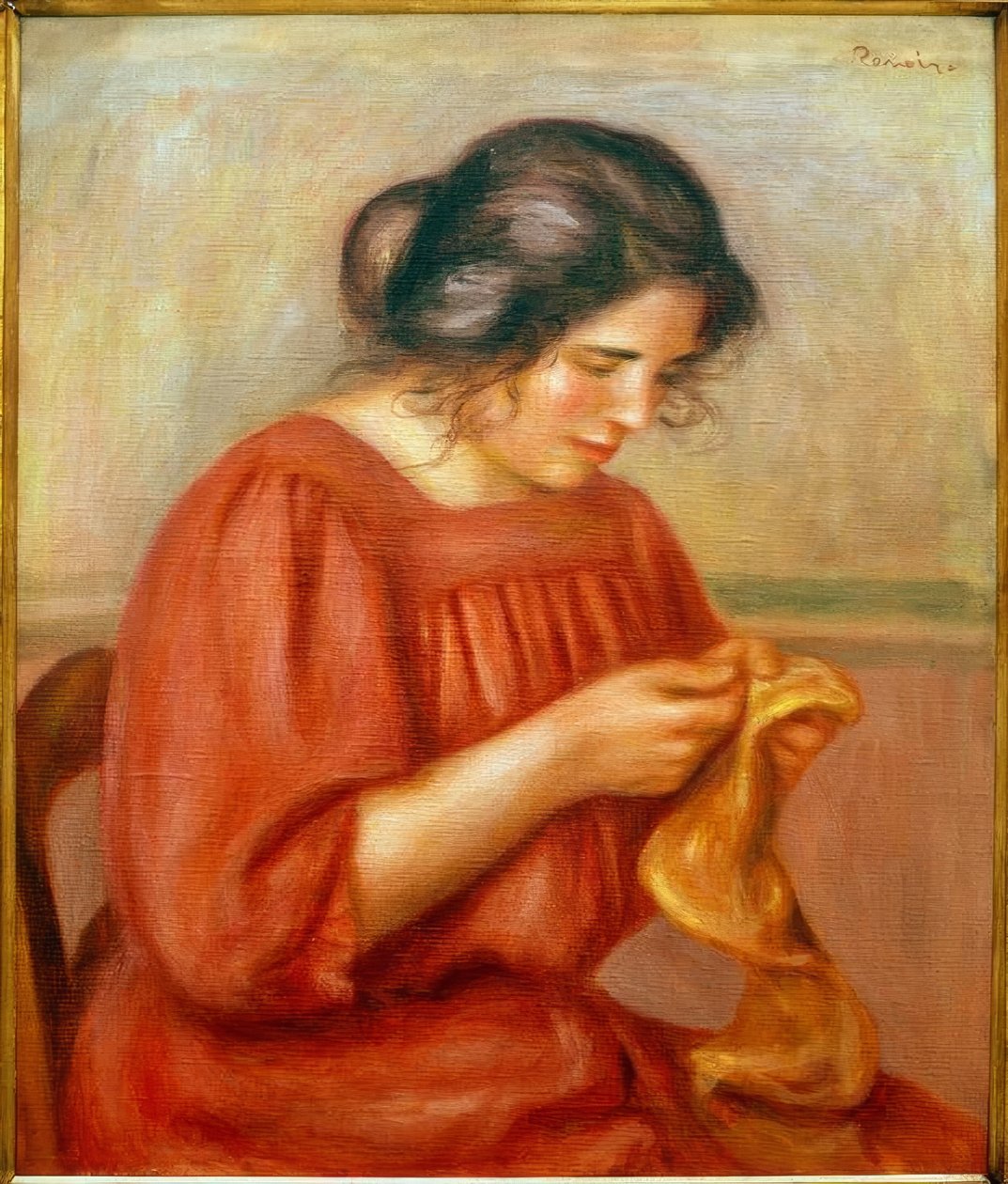Gabrielle yama by Pierre Auguste Renoir