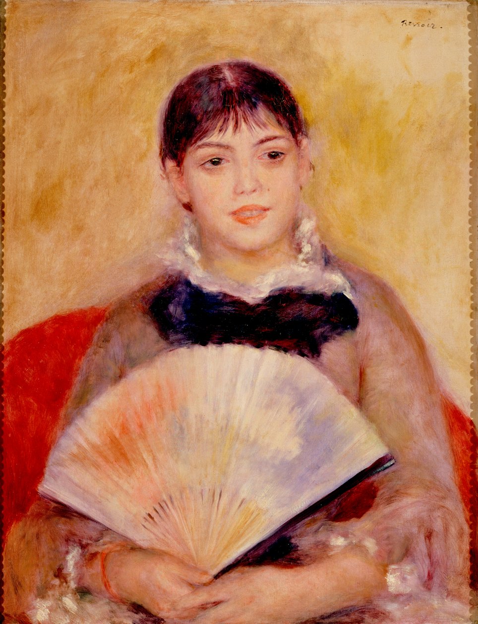 Hayranı olan kız by Pierre Auguste Renoir
