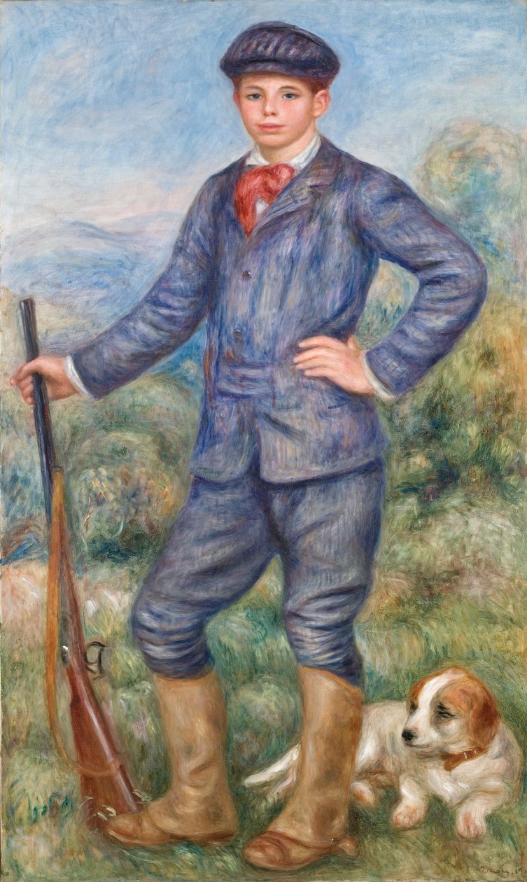 Avcı olarak Jean, 1910 by Pierre Auguste Renoir