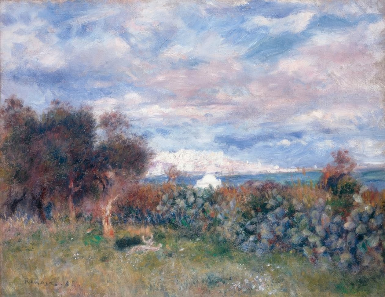 Cezayir Körfezi by Pierre Auguste Renoir