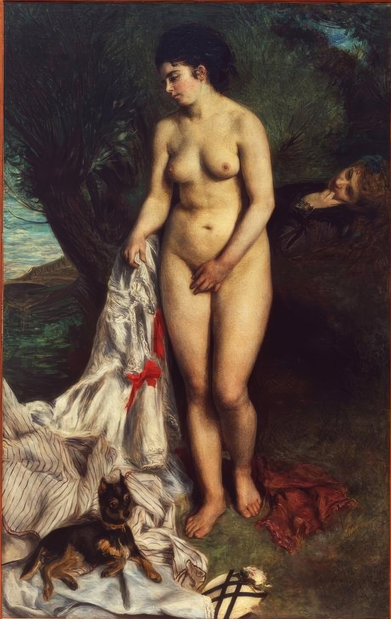 Griffin ile yüzücü by Pierre Auguste Renoir