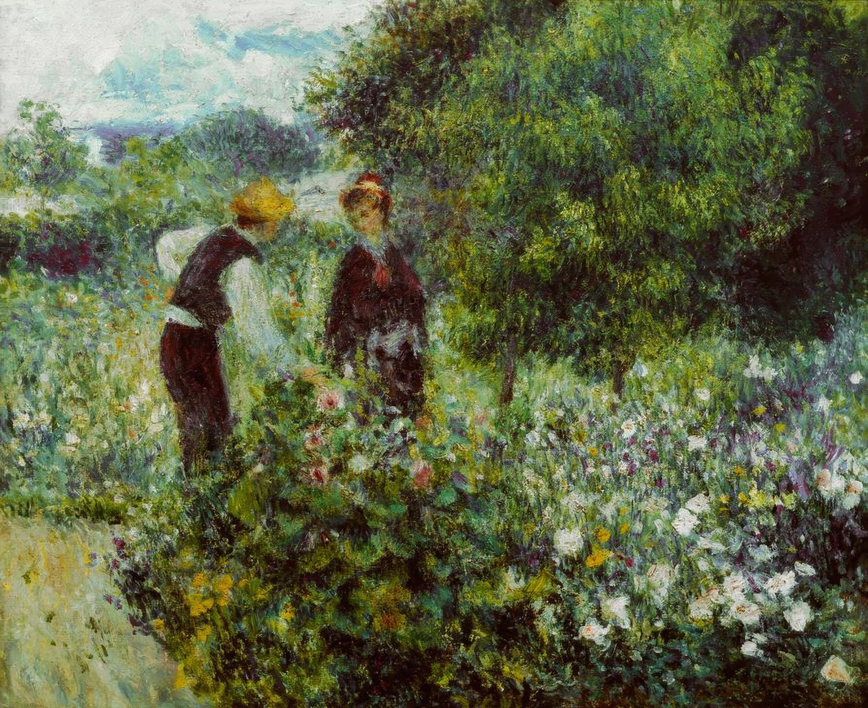 Çiçek toplamak by Pierre Auguste Renoir