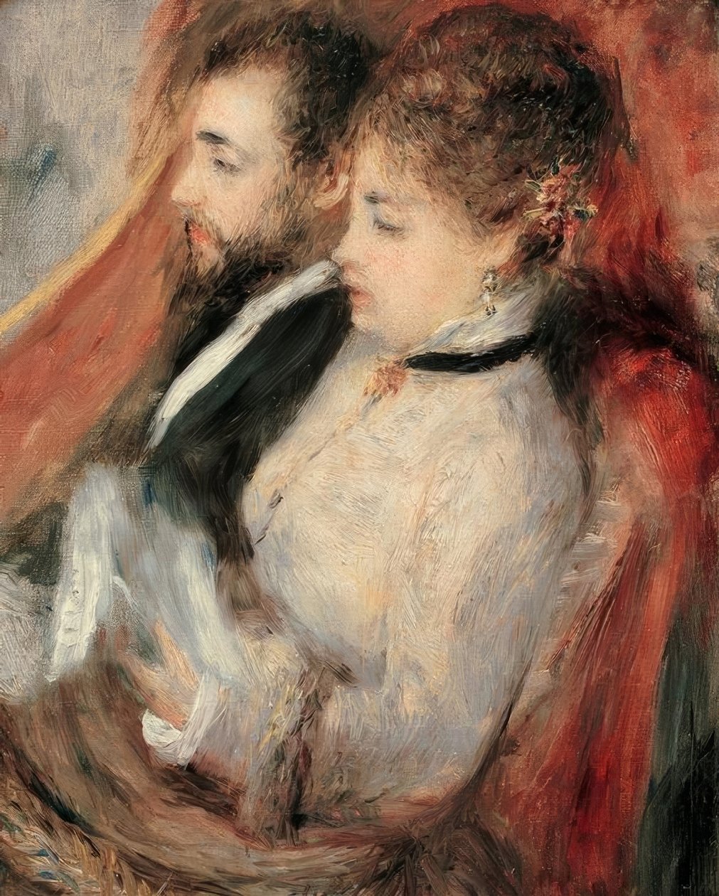 küçük kulübe by Pierre Auguste Renoir