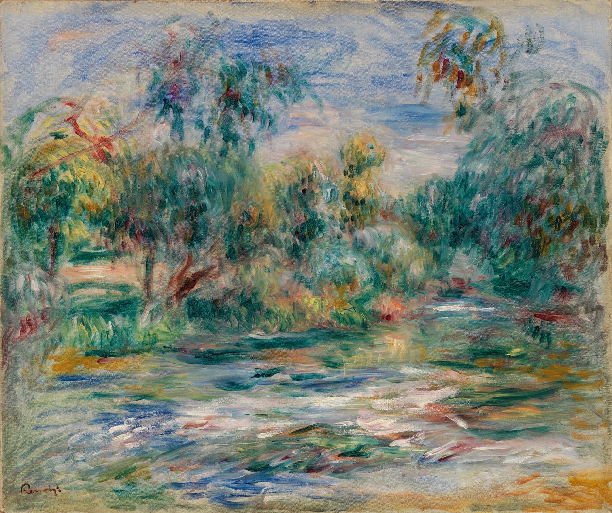 Manzara by Pierre Auguste Renoir