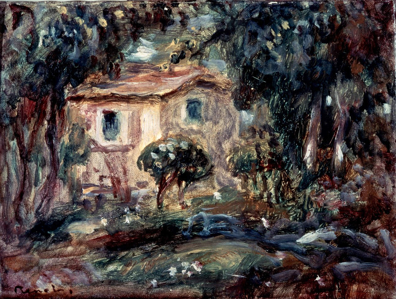 Manzara. Le Cannet, 1902. by Pierre Auguste Renoir