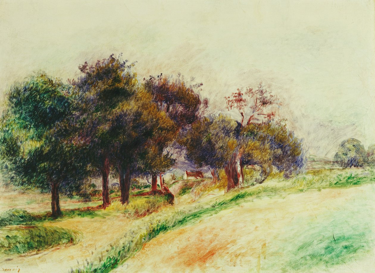 Manzara; Peyzaj, by Pierre Auguste Renoir