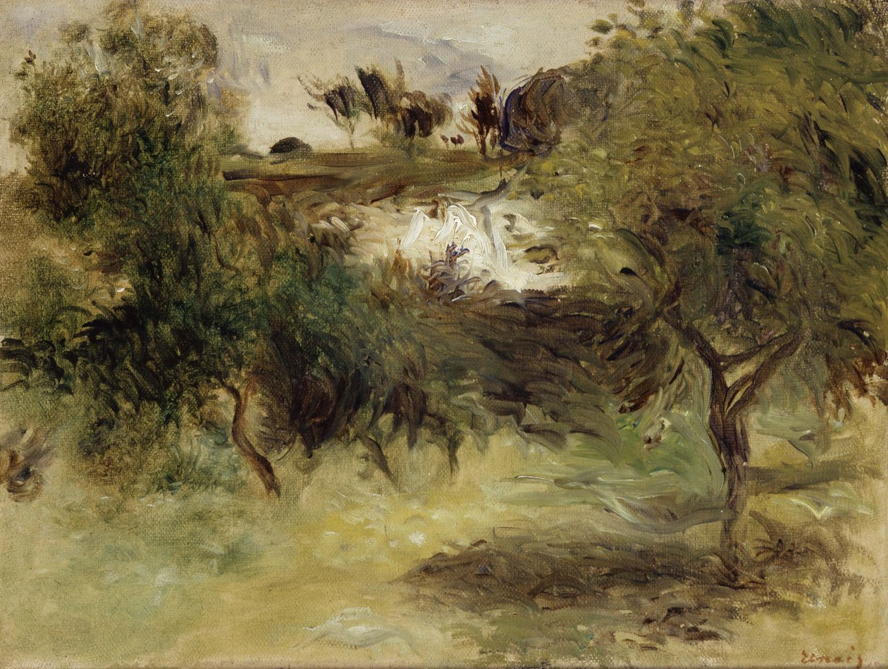 Ağaçlarla Peyzaj by Pierre Auguste Renoir