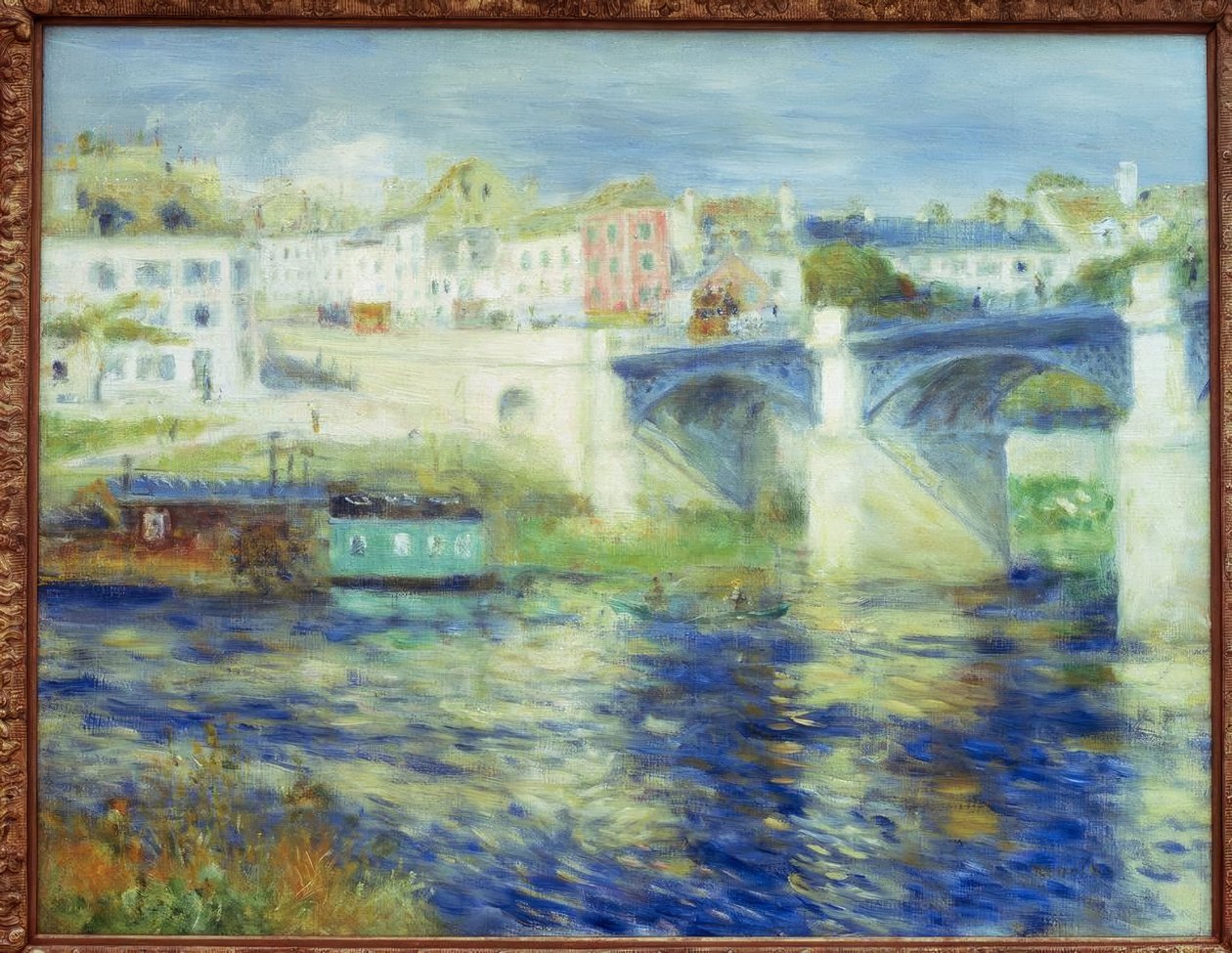 Chatou köprüsü by Pierre Auguste Renoir