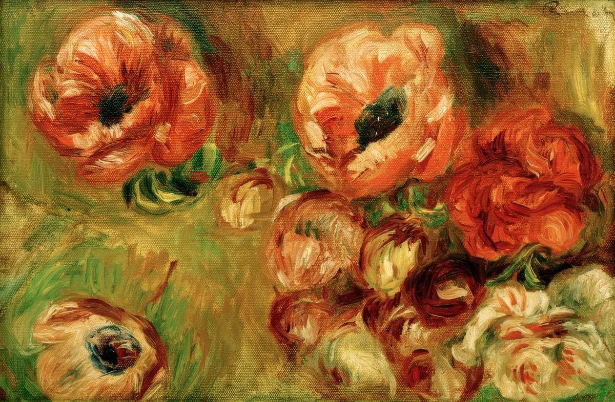 Anemonlar by Pierre Auguste Renoir