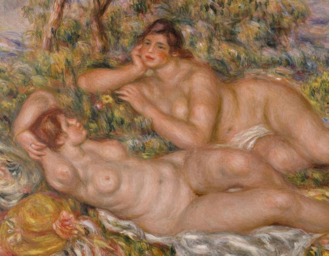 yüzücüler by Pierre Auguste Renoir
