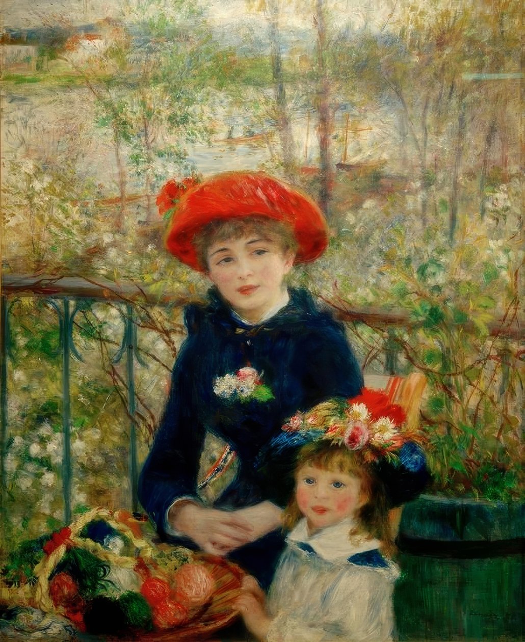 İki Kızkardeş (Terasta) by Pierre Auguste Renoir