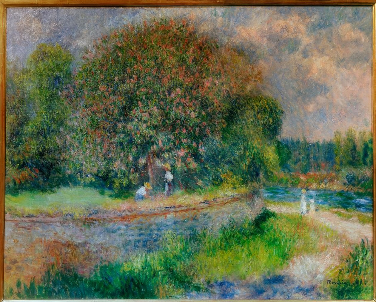 çiçekli at kestanesi by Pierre Auguste Renoir