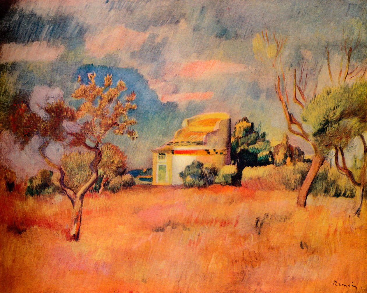 Mistral, c 19. yüzyıl 1935. by Pierre Auguste Renoir