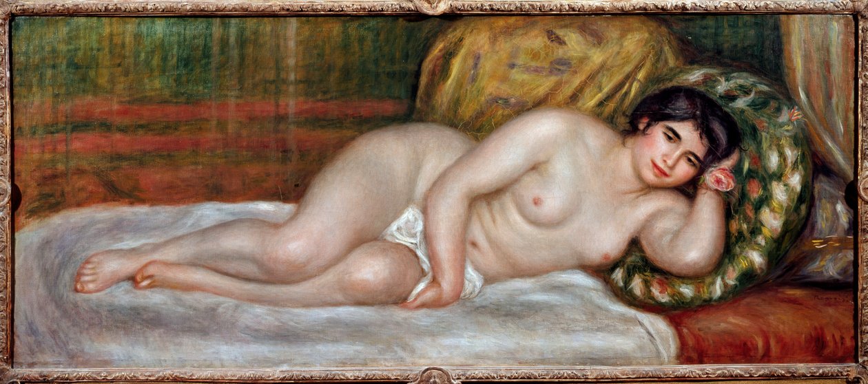 Çıplak Kadın Kanepesi (Gabrielle) by Pierre Auguste Renoir