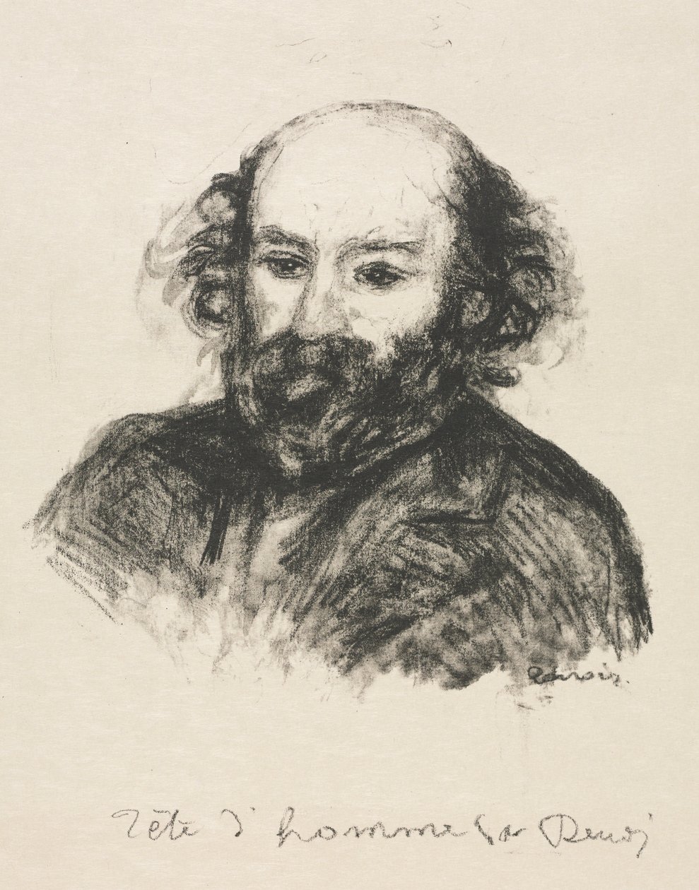 Paul Cezanne, c. 1902. by Pierre Auguste Renoir