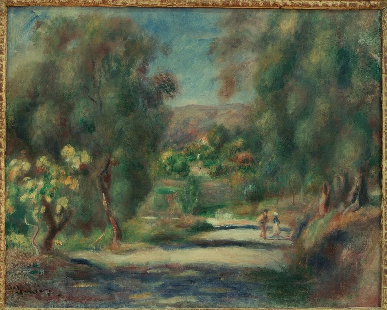 Cagnes manzara by Pierre Auguste Renoir