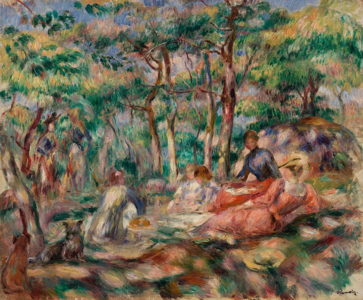 Piknik (Çimlerde Öğle Yemeği) by Pierre Auguste Renoir