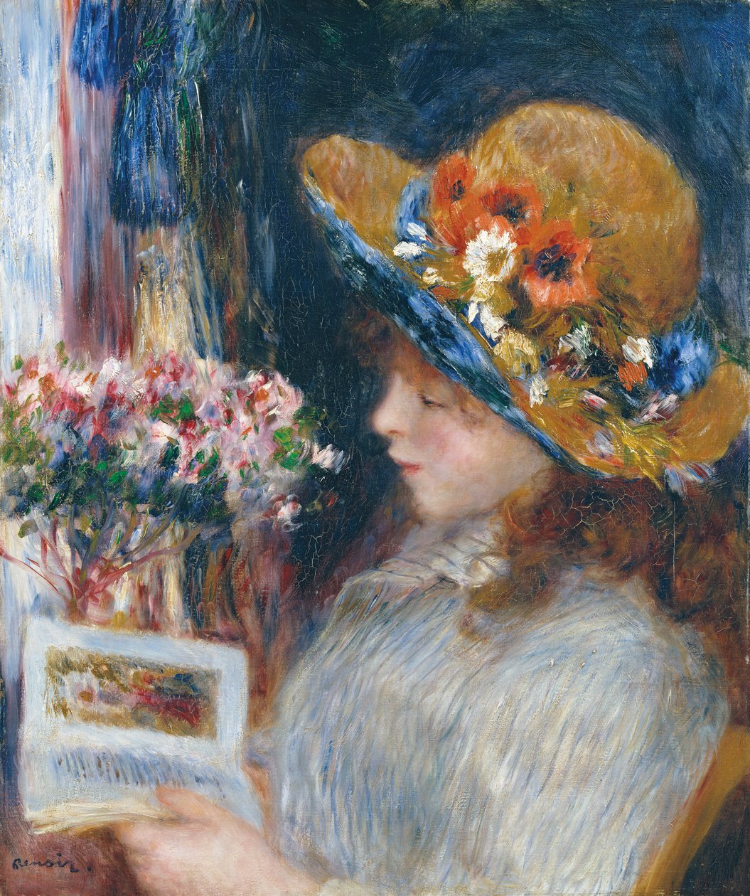 Kız Okuma by Pierre Auguste Renoir