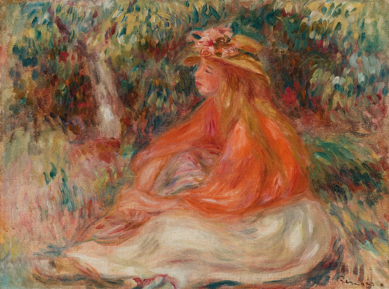 Oturan Kadın (Femme assise) by Pierre Auguste Renoir