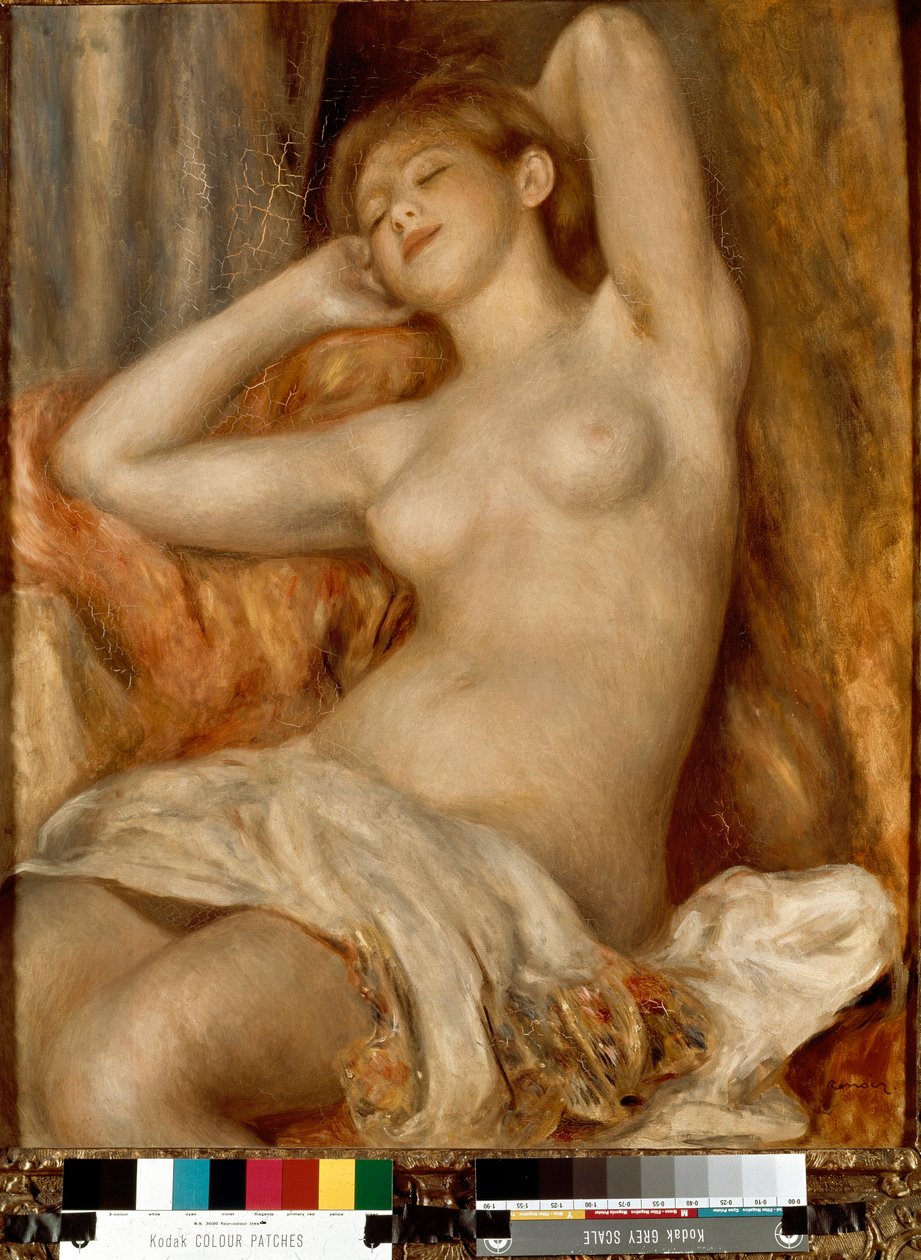 Uyuyan yüzücü (Uyuyan kız) by Pierre Auguste Renoir