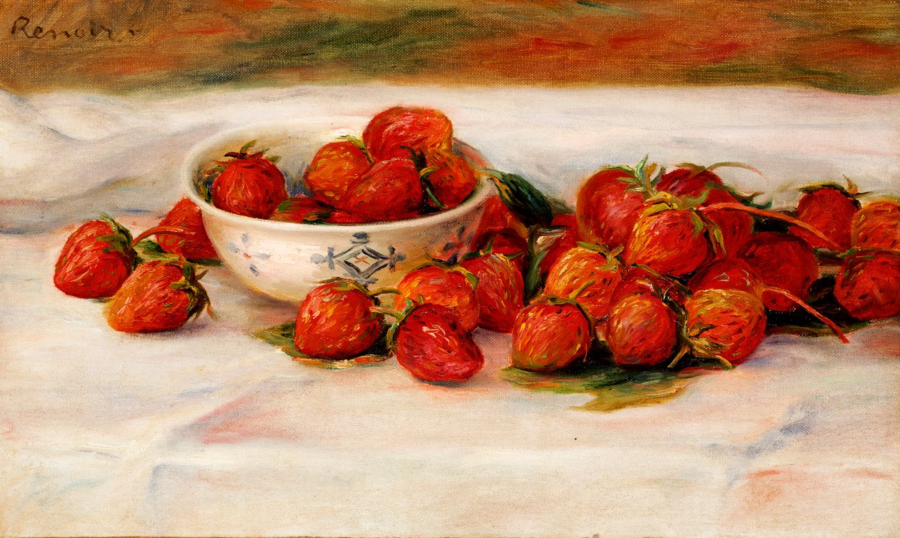 Çilekler by Pierre Auguste Renoir