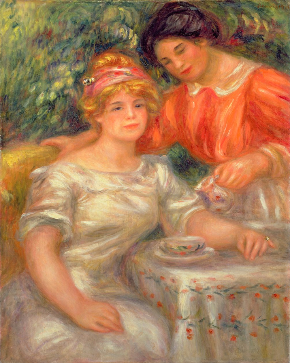 Çay zamanı by Pierre Auguste Renoir