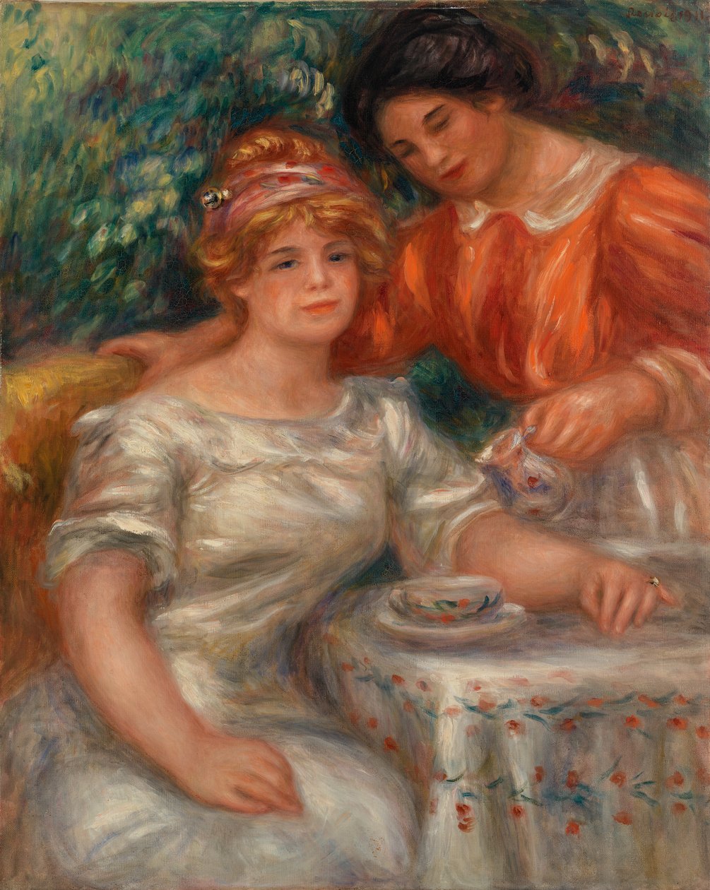 Çay zamanı by Pierre Auguste Renoir