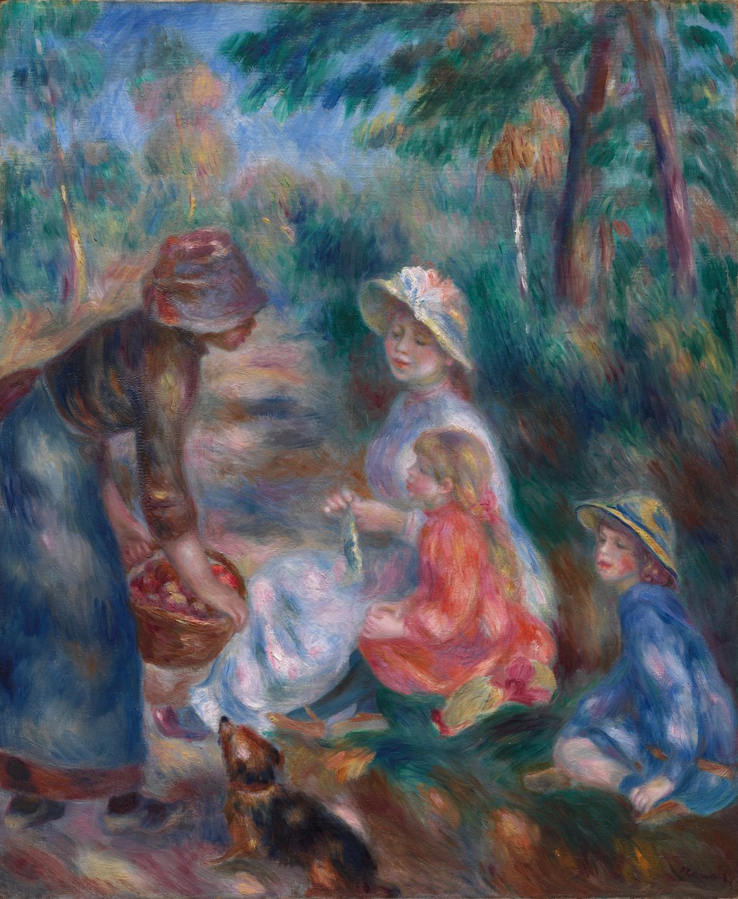 Elma Satıcısı, c. 1890. by Pierre Auguste Renoir