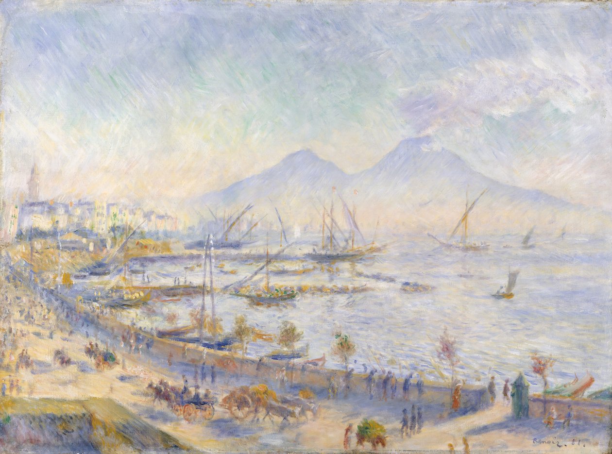 Napoli Körfezi, 1881. by Pierre Auguste Renoir